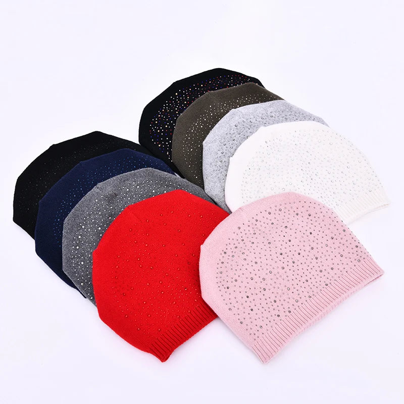 Women's Real Fur Pompon Hat Female Plain Warm Knit Beanie Hat Natural Raccoon Fur Pom Pom Hat Winter Beanies with Fur Pompom