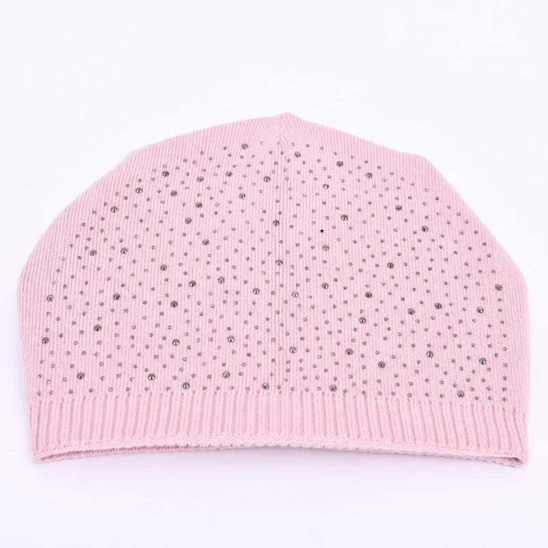 Women's Real Fur Pompon Hat Female Plain Warm Knit Beanie Hat Natural Raccoon Fur Pom Pom Hat Winter Beanies with Fur Pompom