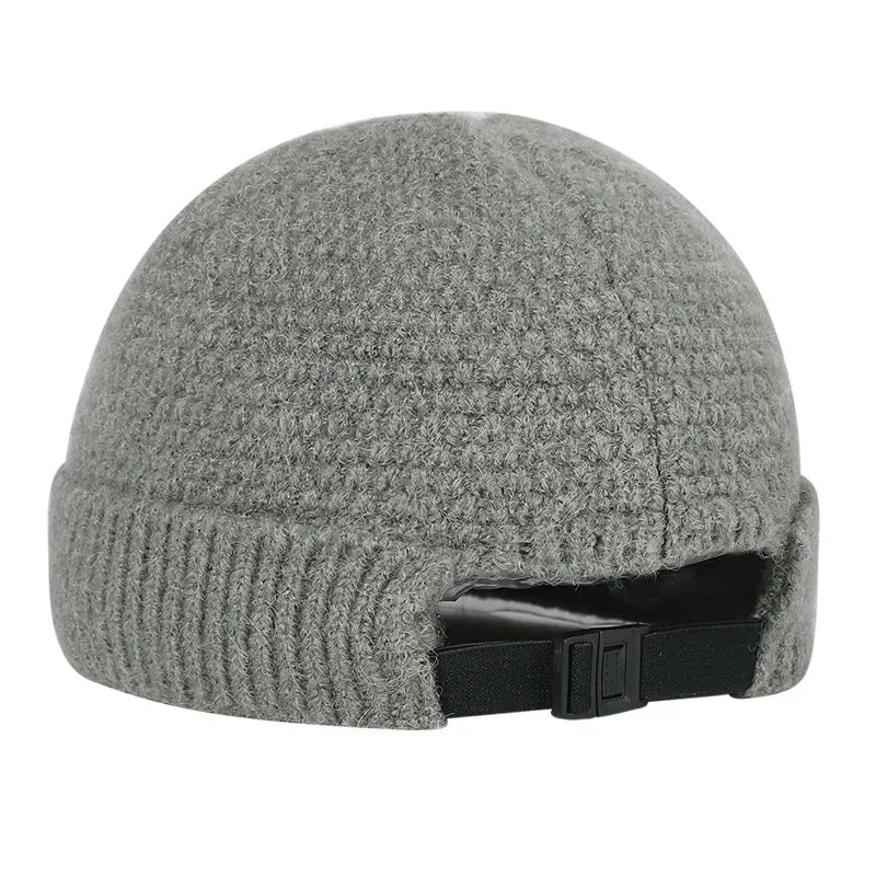 2023 NEW Baseball Cap Man Knitted Beanie Warm Soft Winter Hats Landlord Hip Hop Hat Skull Caps Outdoor Rolled Bonnet Шляпа