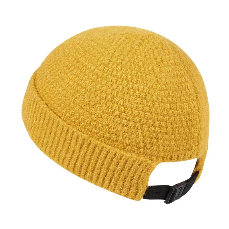 2023 NEW Baseball Cap Man Knitted Beanie Warm Soft Winter Hats Landlord Hip Hop Hat Skull Caps Outdoor Rolled Bonnet Шляпа