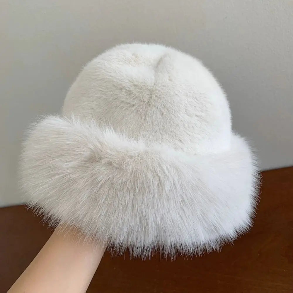 Hot Sale Fur Hat Women Warm Snow Ski Cap Female Faux Fox Fur Thick Warm Winter Hat Lady Windproof Russian Hat Ear Warmer Bonnet