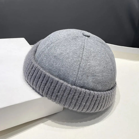 Autumn/winter beret, melon skin hat, versatile and personalized for men and women, hip-hop retro landlord hat, trendy hat