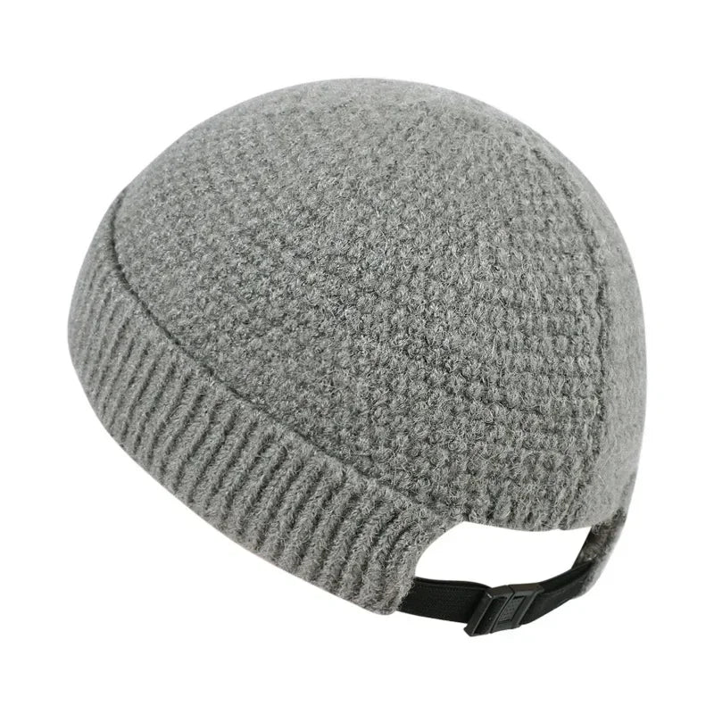 2023 NEW Baseball Cap Man Knitted Beanie Warm Soft Winter Hats Landlord Hip Hop Hat Skull Caps Outdoor Rolled Bonnet Шляпа