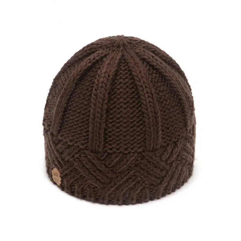 New Knitted Hat Woolen Yarn Men's Women's Vintage Style Beanies Diamond Plaid Autumn Winter Woolen Hat Warm Accessories