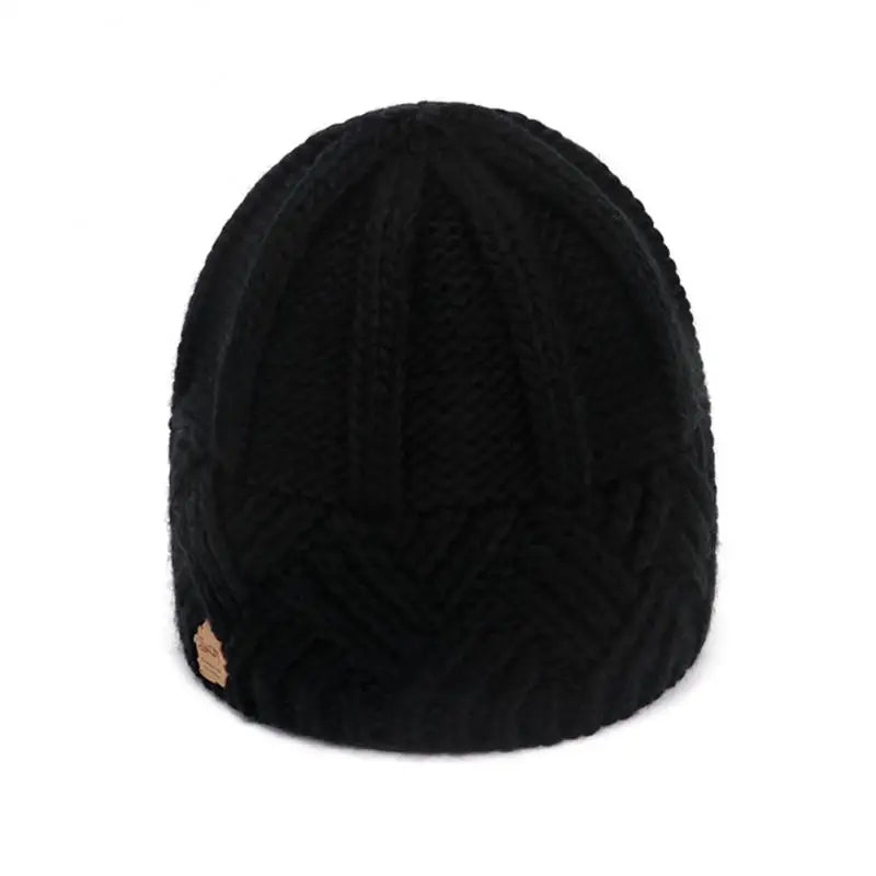 New Knitted Hat Woolen Yarn Men's Women's Vintage Style Beanies Diamond Plaid Autumn Winter Woolen Hat Warm Accessories