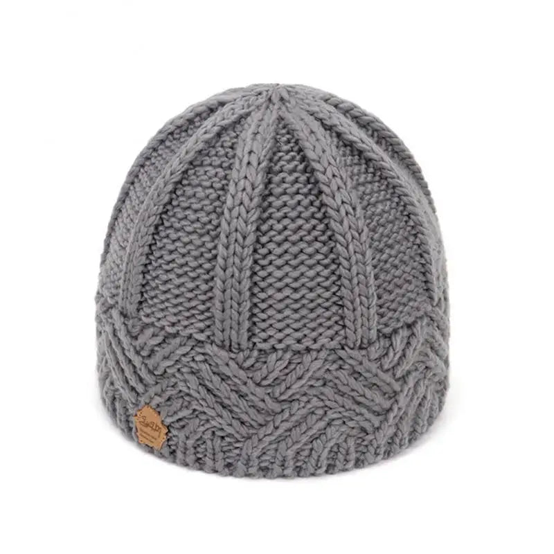 New Knitted Hat Woolen Yarn Men's Women's Vintage Style Beanies Diamond Plaid Autumn Winter Woolen Hat Warm Accessories