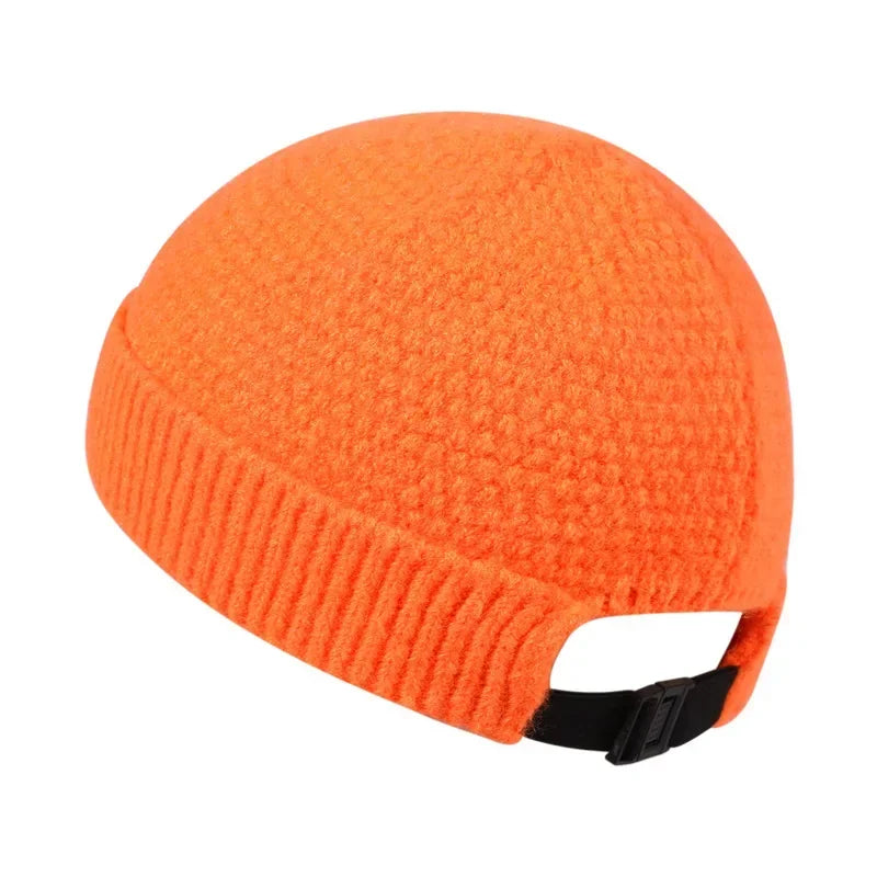 2023 NEW Baseball Cap Man Knitted Beanie Warm Soft Winter Hats Landlord Hip Hop Hat Skull Caps Outdoor Rolled Bonnet Шляпа