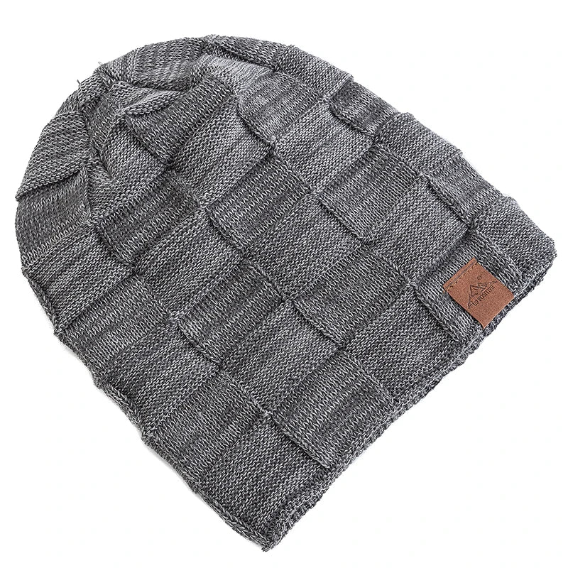 Hot Sale Women Winter Hats Fashion Slouchy Warm Beanie Fashion Female Multicolor Mixing Color Design Knitted Cap